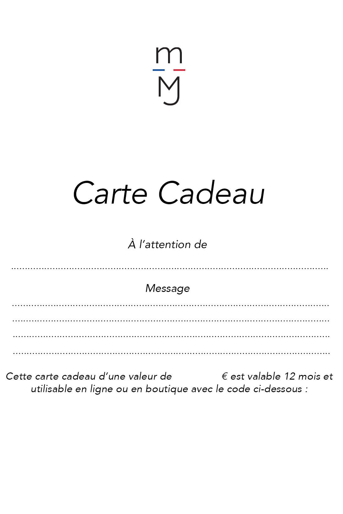 CARTE CADEAU