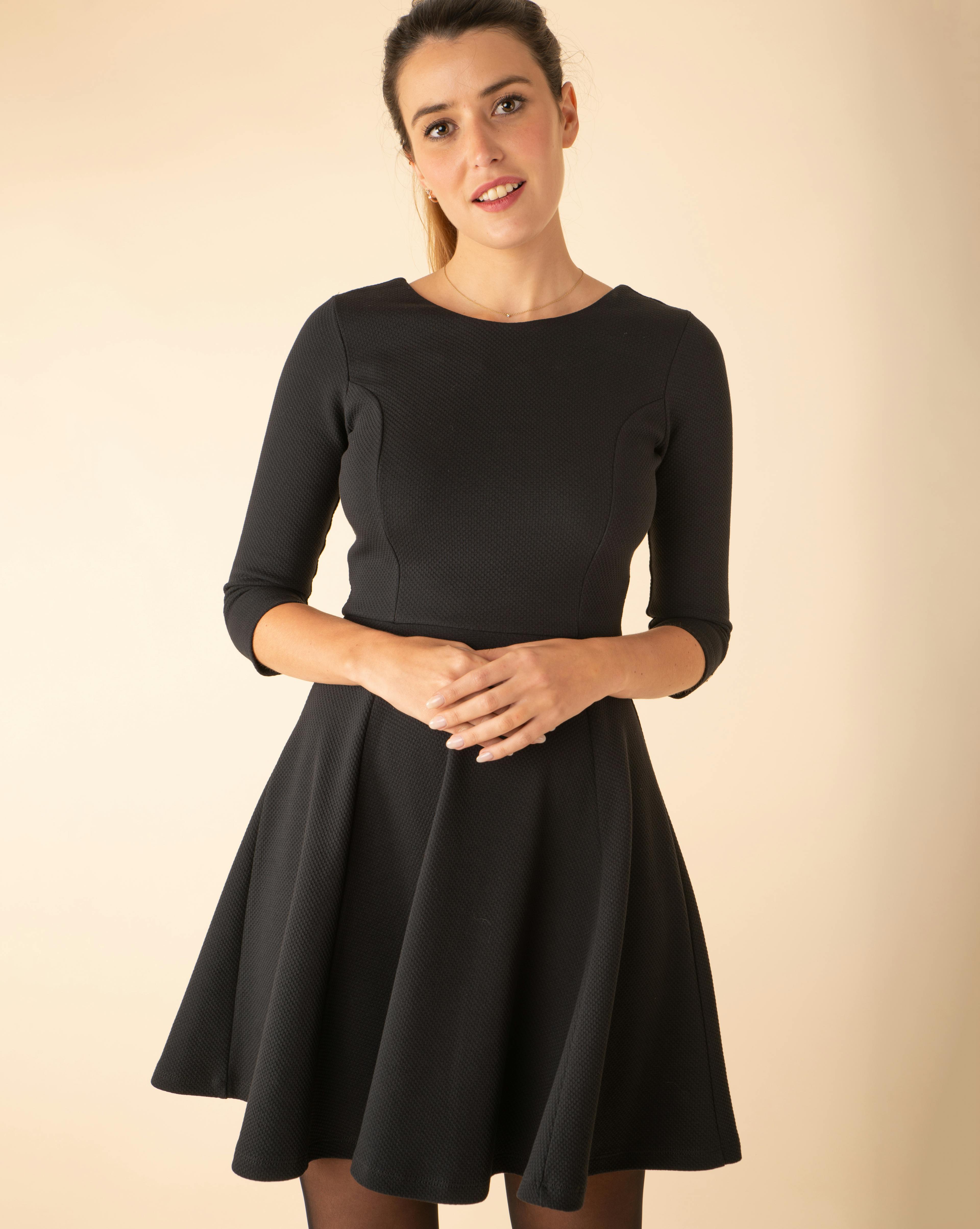 Emma Black Dress  Marianne by Marie Jordane